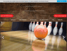 Tablet Screenshot of bowling-kulmbach.de